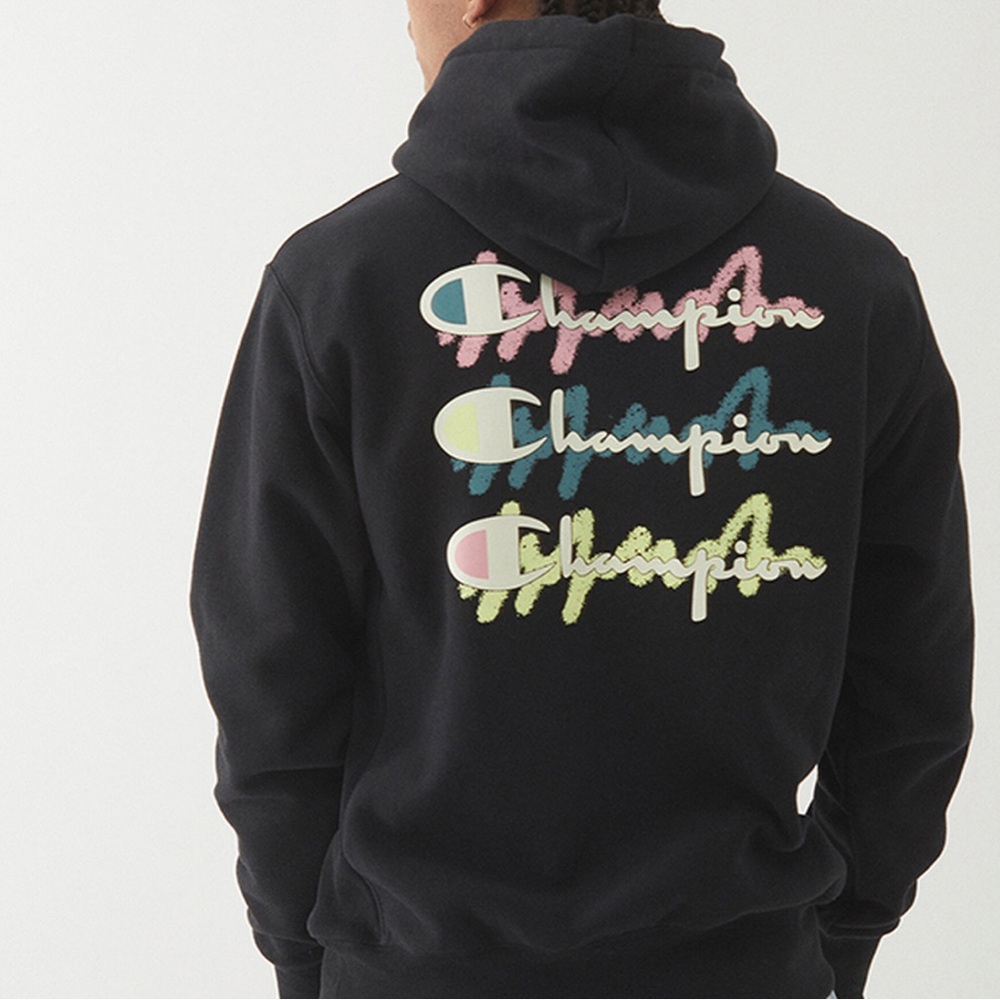 Champion Stacked Scribble Hoodie